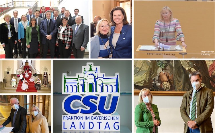 Barbara Regitz mit CSU Landtagsfraktion